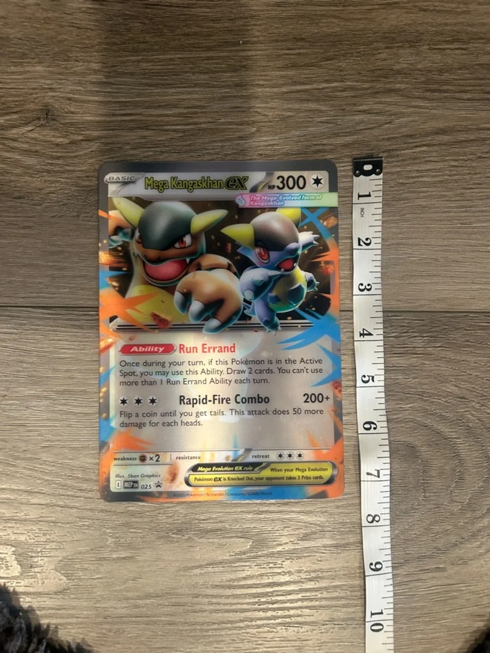 Pokemon‎ Mega Kangaskhan EX Holo Jumbo Promo  Card 3D